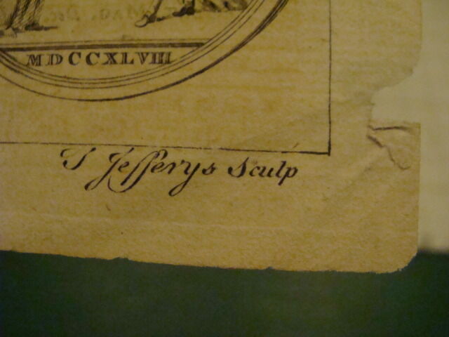 Original Engraving: 1700's or 1800's - COIN of FRIDERICVS BORVSSORVM REX