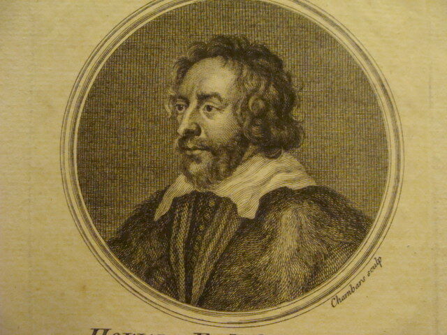 Original Engraving: 1700's or 1800's - HOWARD EARL OF ARUNDEL 