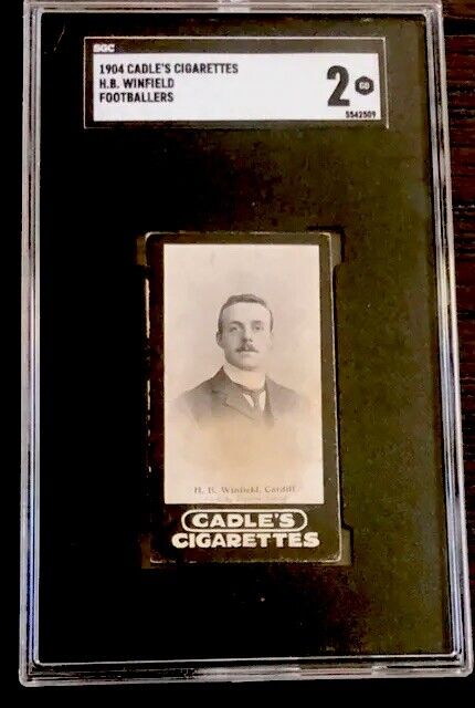 1904 Cadle’s Cigarettes Early 1900s Football Card SGC Grade 2