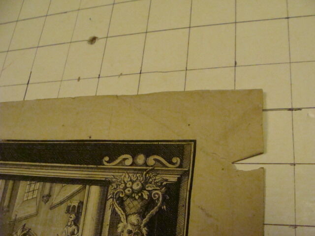Original Engraving:1700's or 1800's - INSIDE CHURCH, unknown,  F. Ertinger 