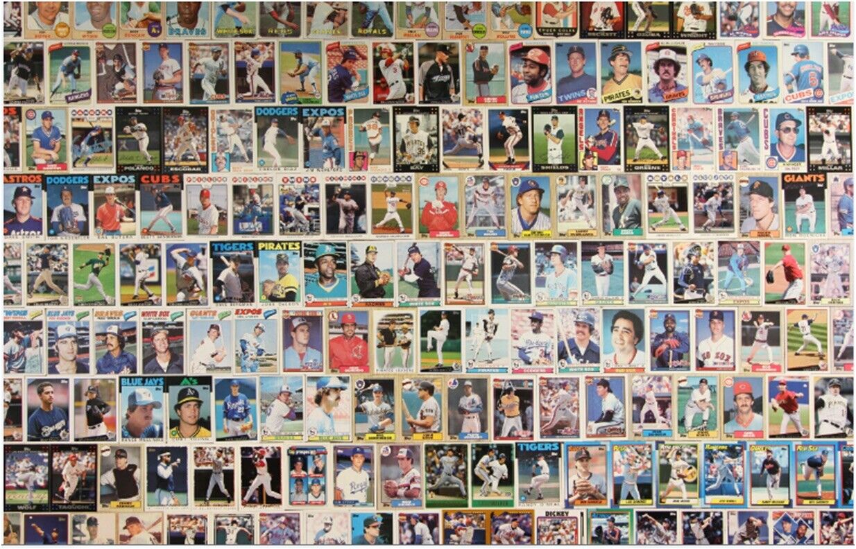 Vintage 1900s baseball card lot of 200 cards - RARE - MINT CONDITION