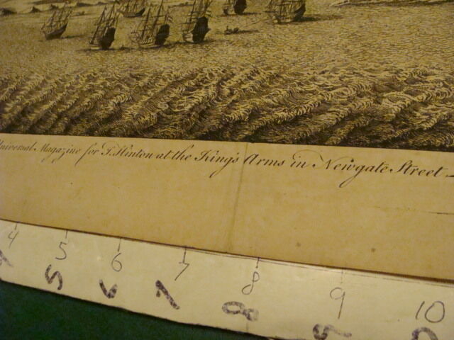 Original Engraving:1700's or 1800's  a Perspective View of the CAPE OF GOOD HOPE