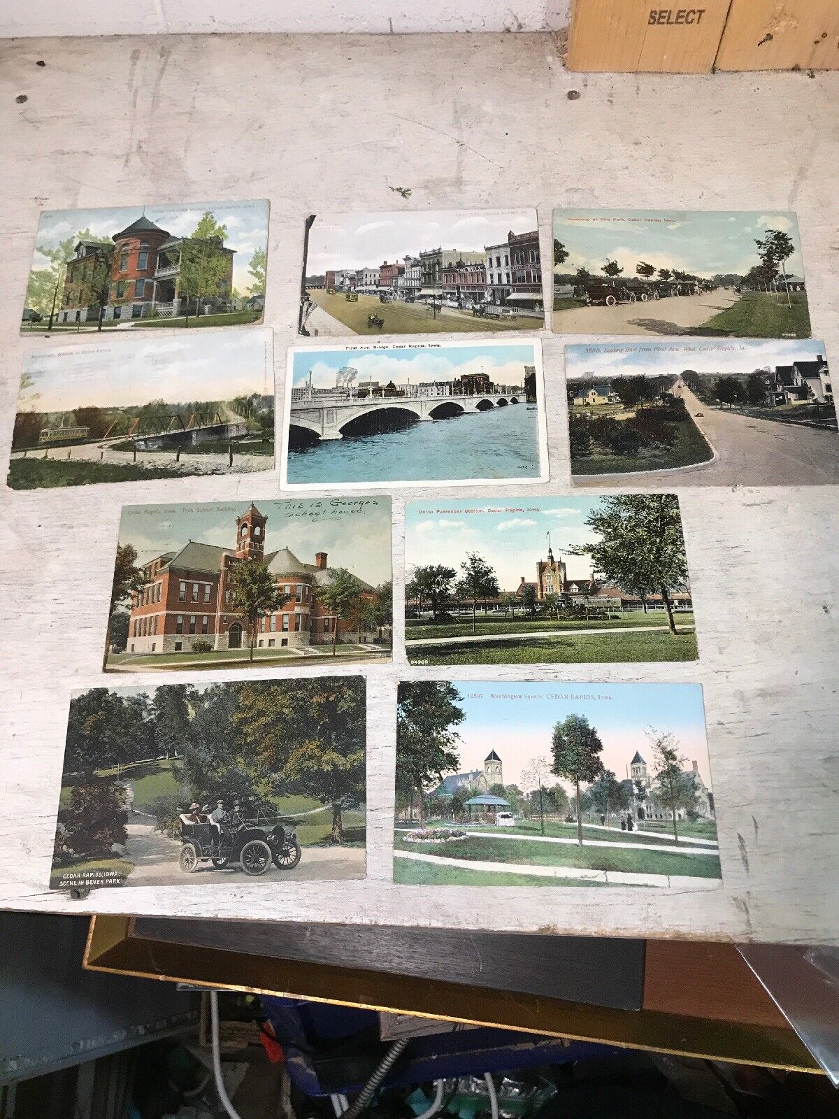 Lot Of 10 Antique Postcards Cedar Rapids Iowa Post Cards Early 1900’s