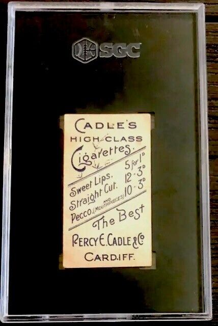 1904 Cadle’s Cigarettes Early 1900s Football Card SGC Grade 2 
