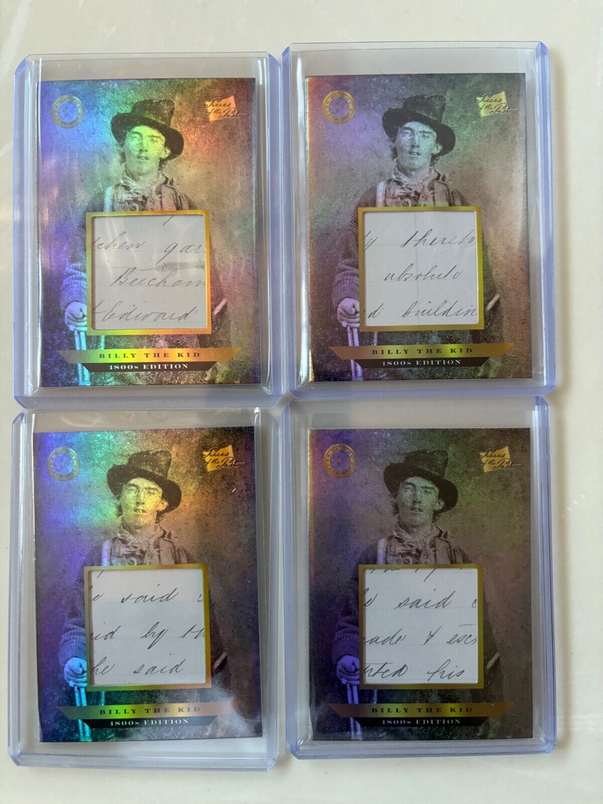 Investment ! 2024 Pieces Of The Past 1800s Edition BILLY THE KID Authentic Relic