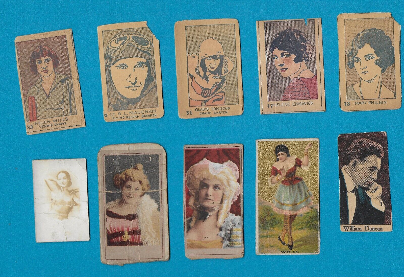 Vintage strip cards ... Lot of 9 cards from the early 1900's