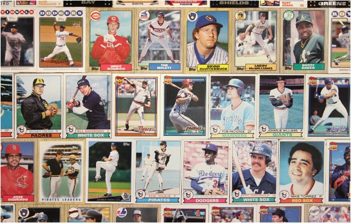 Vintage 1900s baseball card lot of 200 cards - RARE - MINT CONDITION