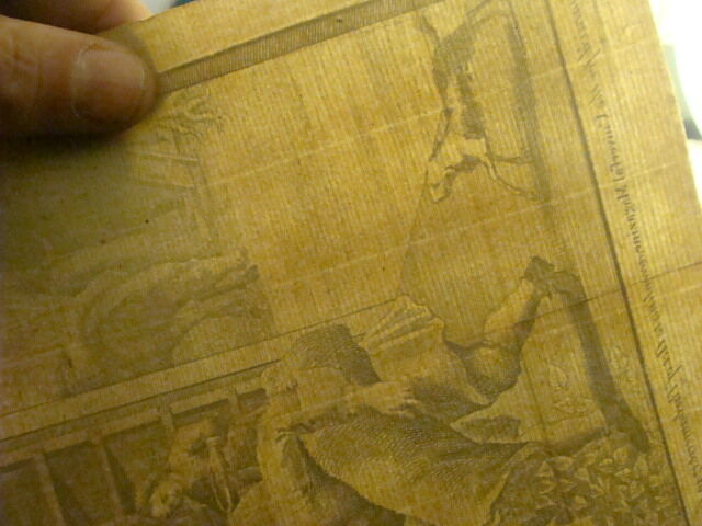Original Engraving:1700's or 1800's  - LEAVES to feed SILKWORMS 
