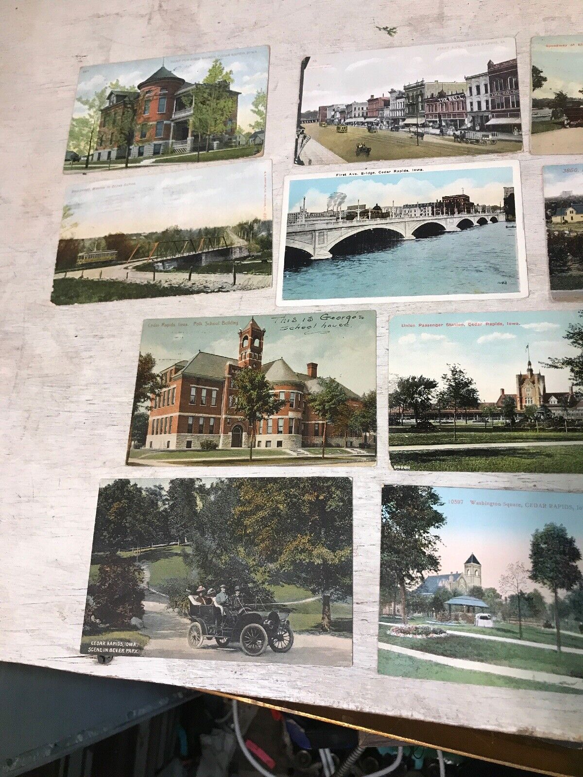 Lot Of 10 Antique Postcards Cedar Rapids Iowa Post Cards Early 1900’s