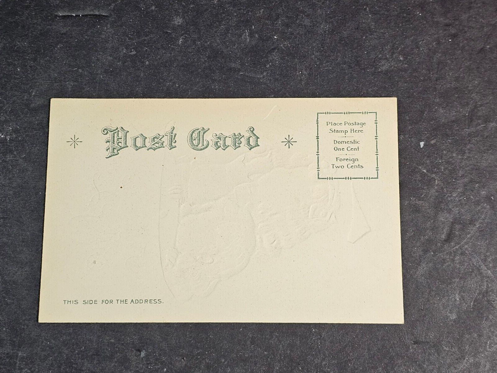 Early post cards 1900s Baby arrives  3x5 great lithography