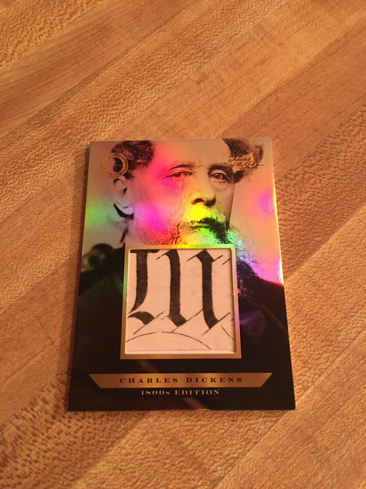 2024 PIECES OF THE PAST 1800s EDITION CHARLES DICKENS RELIC CARD
