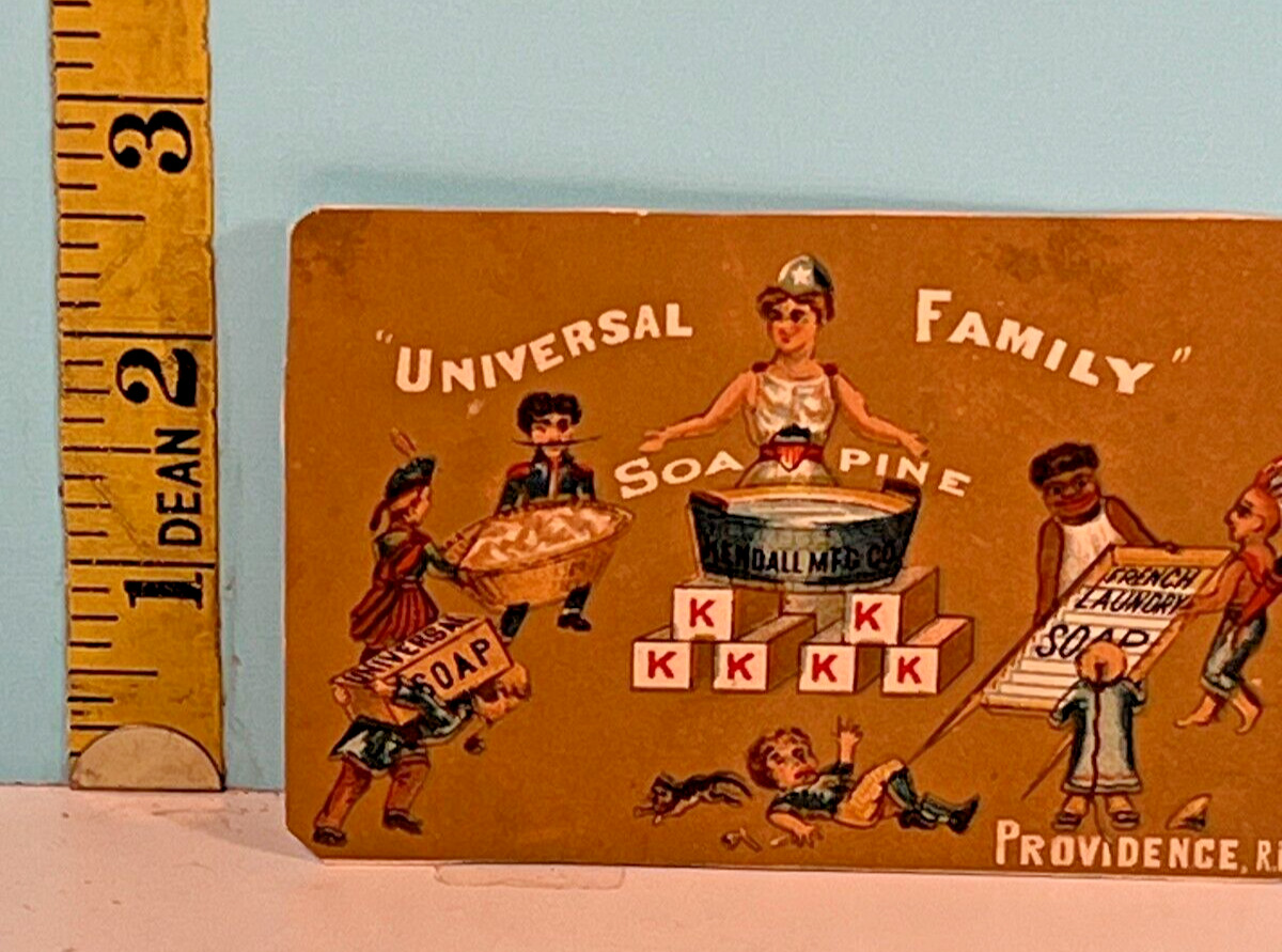 1800's Kendall Mfg co Soaps and Soapines Provindence, R. I. trade card.
