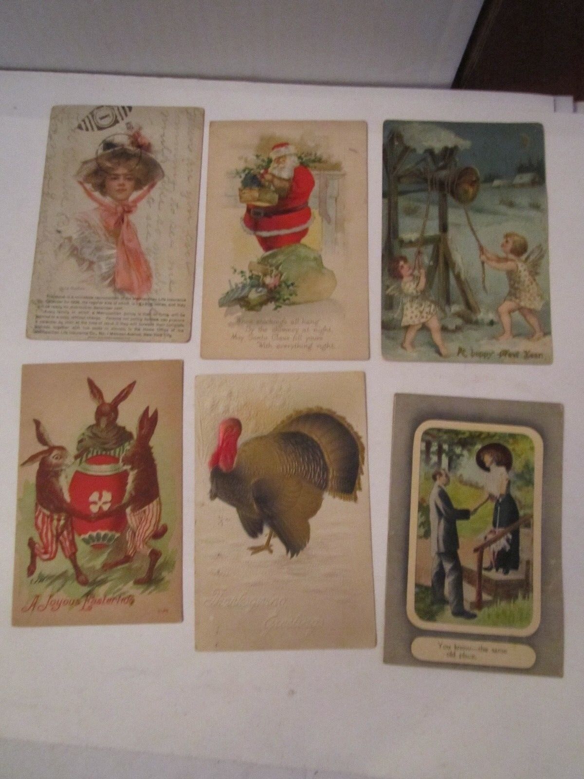 (24) EARLY 1900'S POSTCARDS - GREETING POST CARDS - LOT 8 - TUB BBA-7