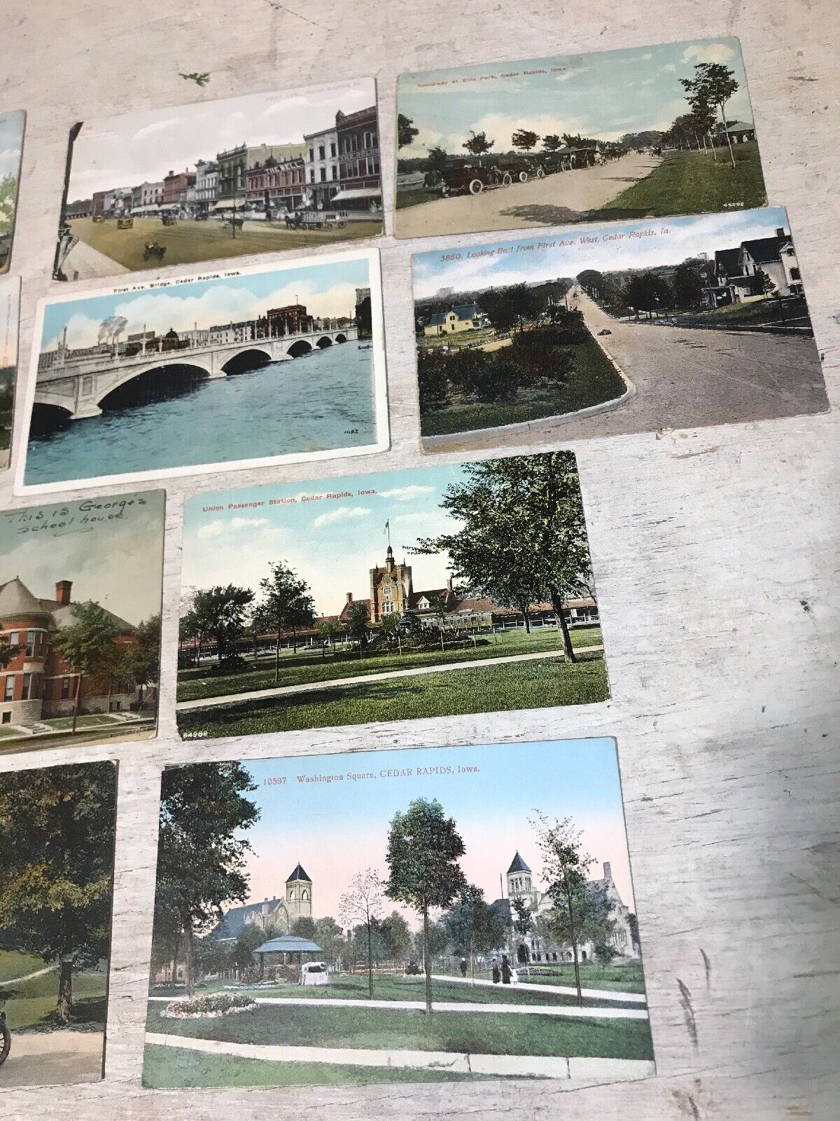 Lot Of 10 Antique Postcards Cedar Rapids Iowa Post Cards Early 1900’s