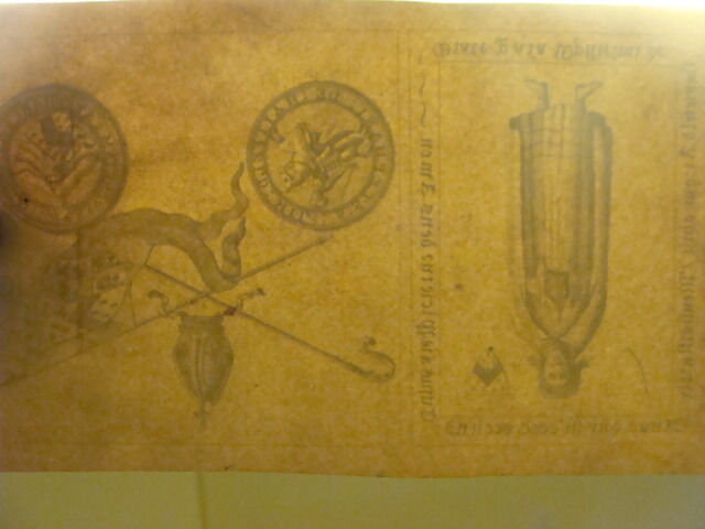 Original Engraving: 1700's or 1800's - S. SECRETVM STEPHANT HATTFELD 