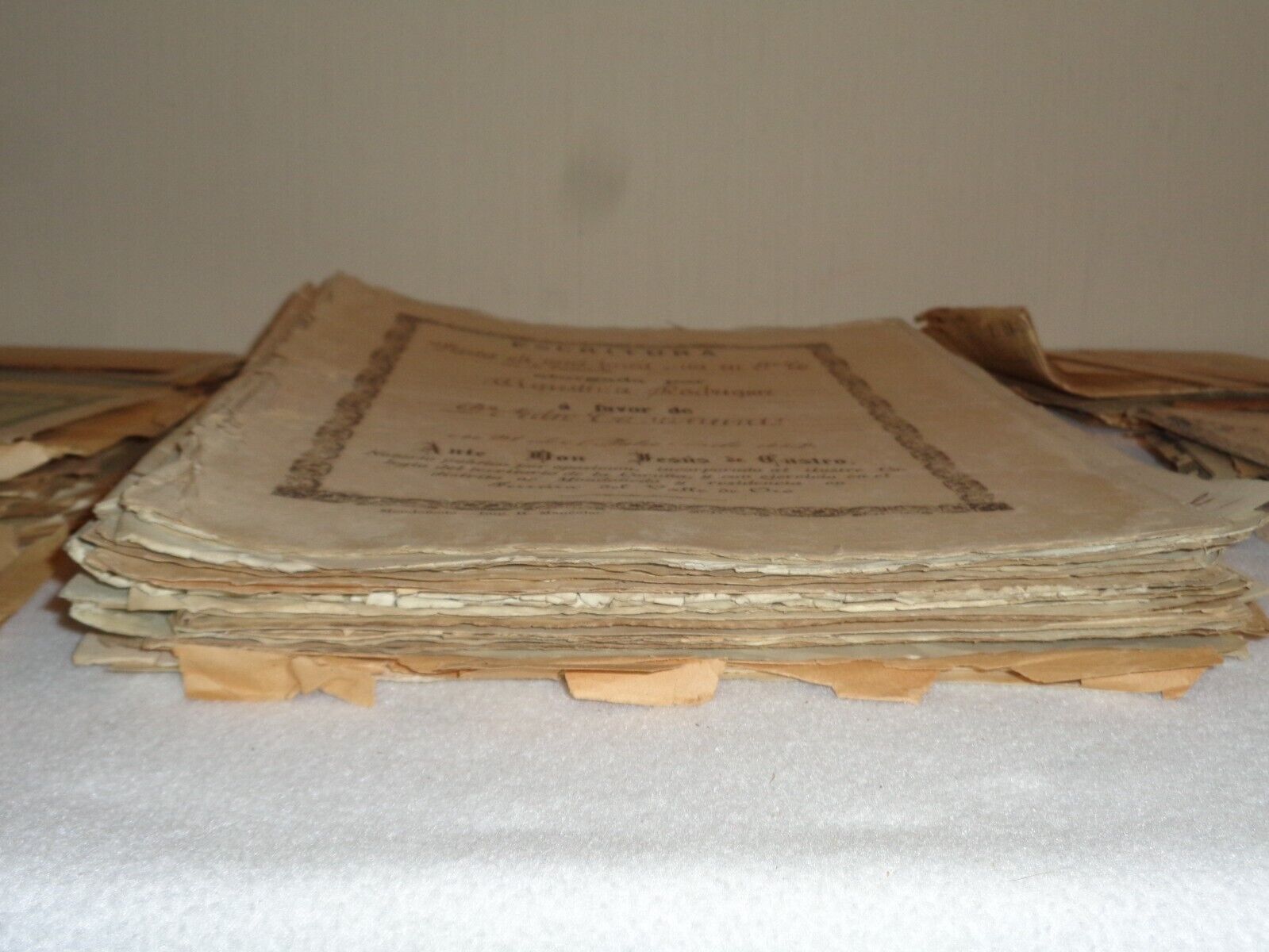 Lugo Spain Personal Papers Property Rare History 1800s 1900s Ephemera 400+ Items