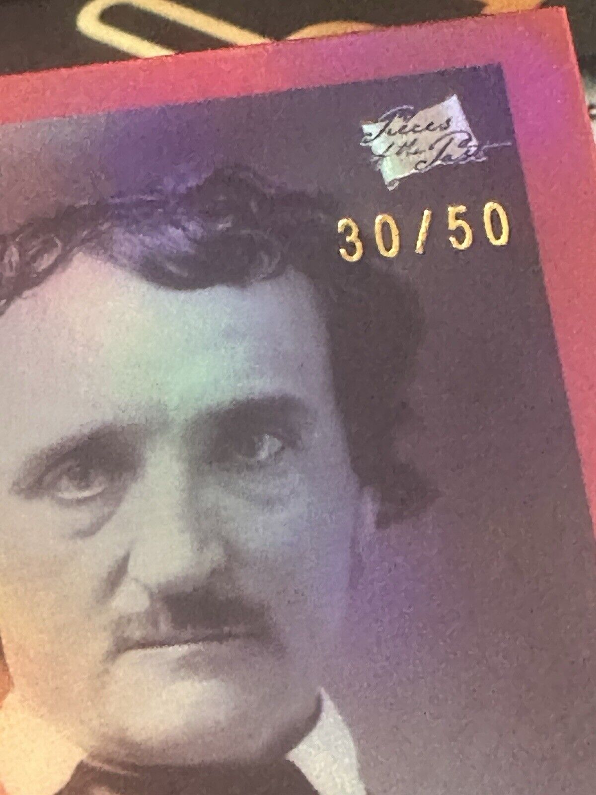 2024 Pieces of the Past 1800s Edition #115 Edgar Allen Poe Red SP /50 🐦‍⬛🕸️