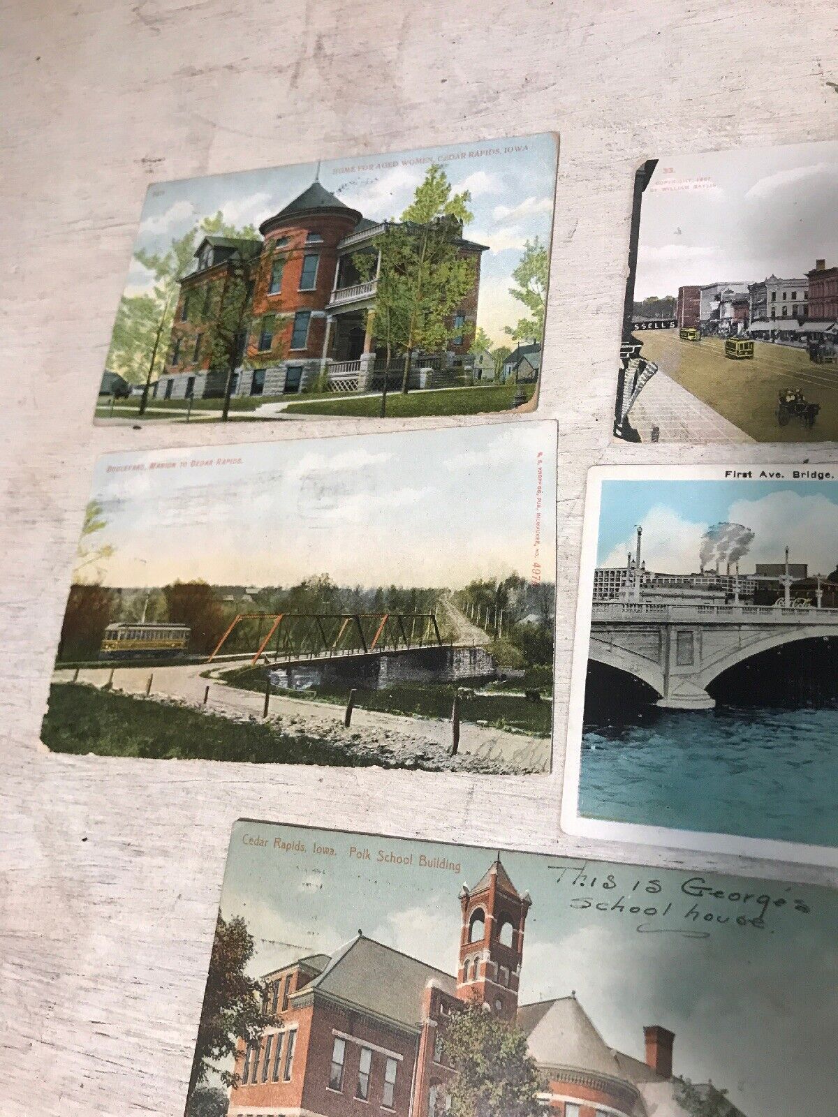 Lot Of 10 Antique Postcards Cedar Rapids Iowa Post Cards Early 1900’s