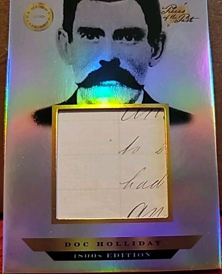 2024 Pieces of the Past 1800s Edition Doc Holliday Written Relic #142