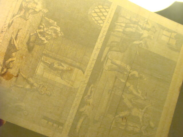 Original Engraving:1700's or 1800's - TORMENTS & DUNGEON in Dutch Amboyna