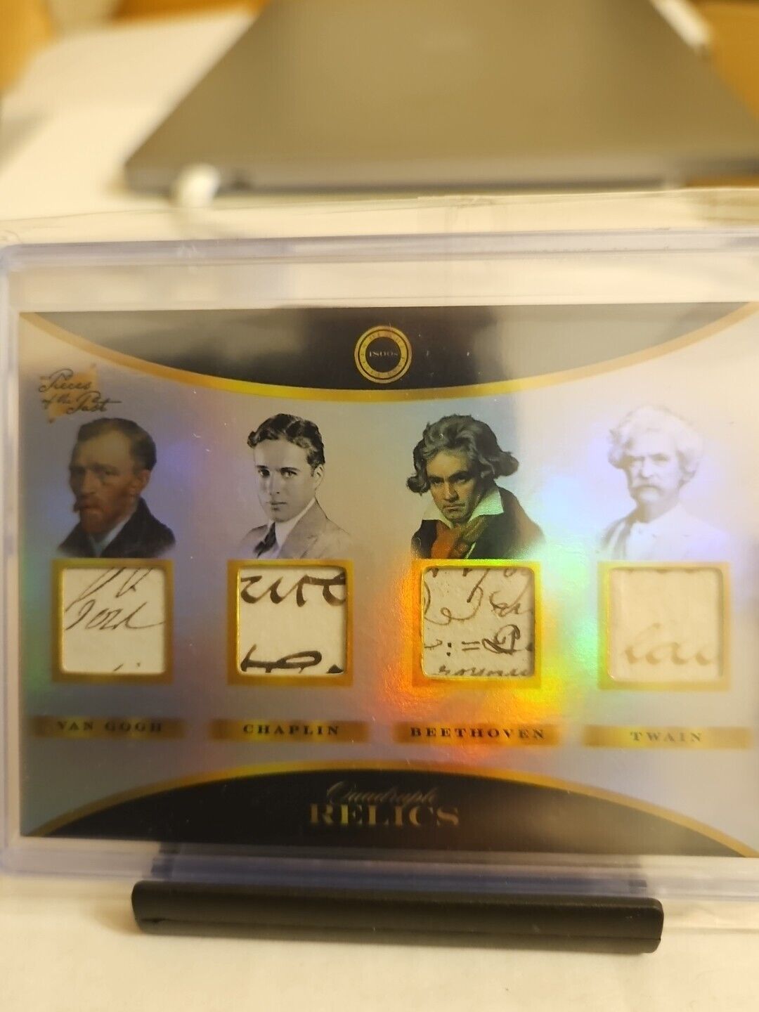 PIECES OF THE PAST 1800s VAN GOGH CHAPLIN BEETHOVEN TWAIN HAND WRITTEN RELIC