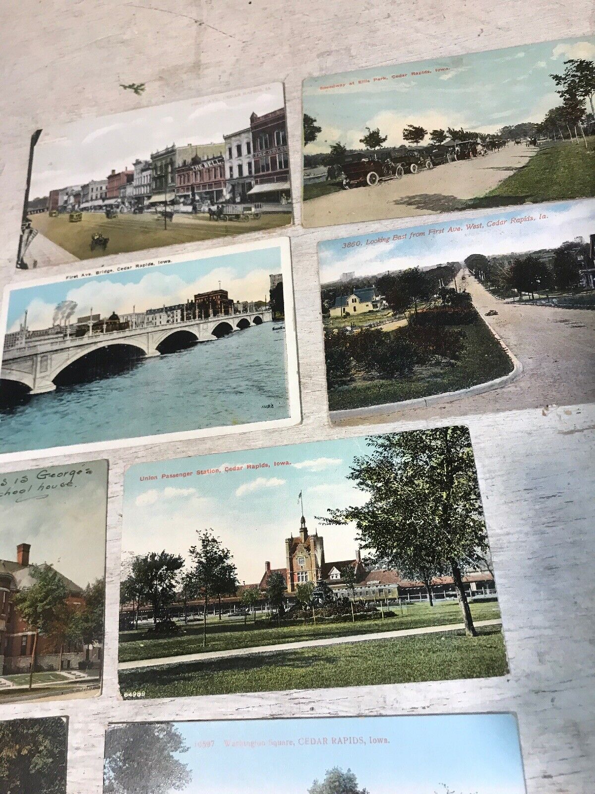 Lot Of 10 Antique Postcards Cedar Rapids Iowa Post Cards Early 1900’s