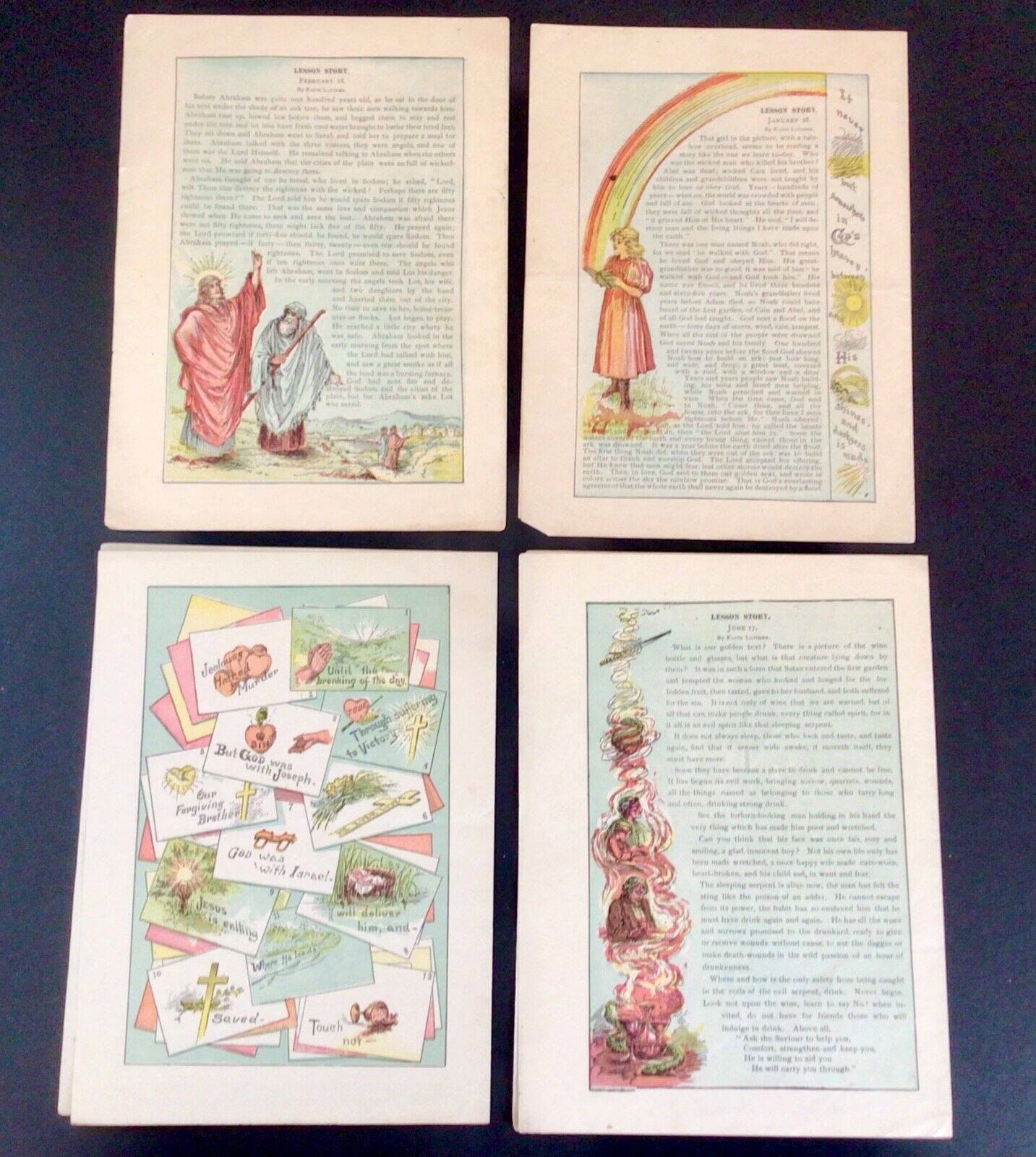 Rare Antique 1800s The Little Folks Paper Booklets Lot Of 20 Bible Religious