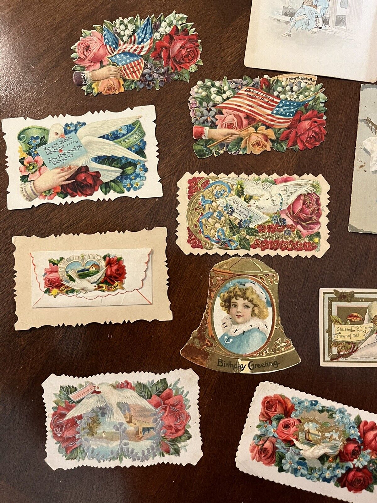 Lot Antique Holiday Post & Greeting Cards Christmas Friendship Birthday  1900’s