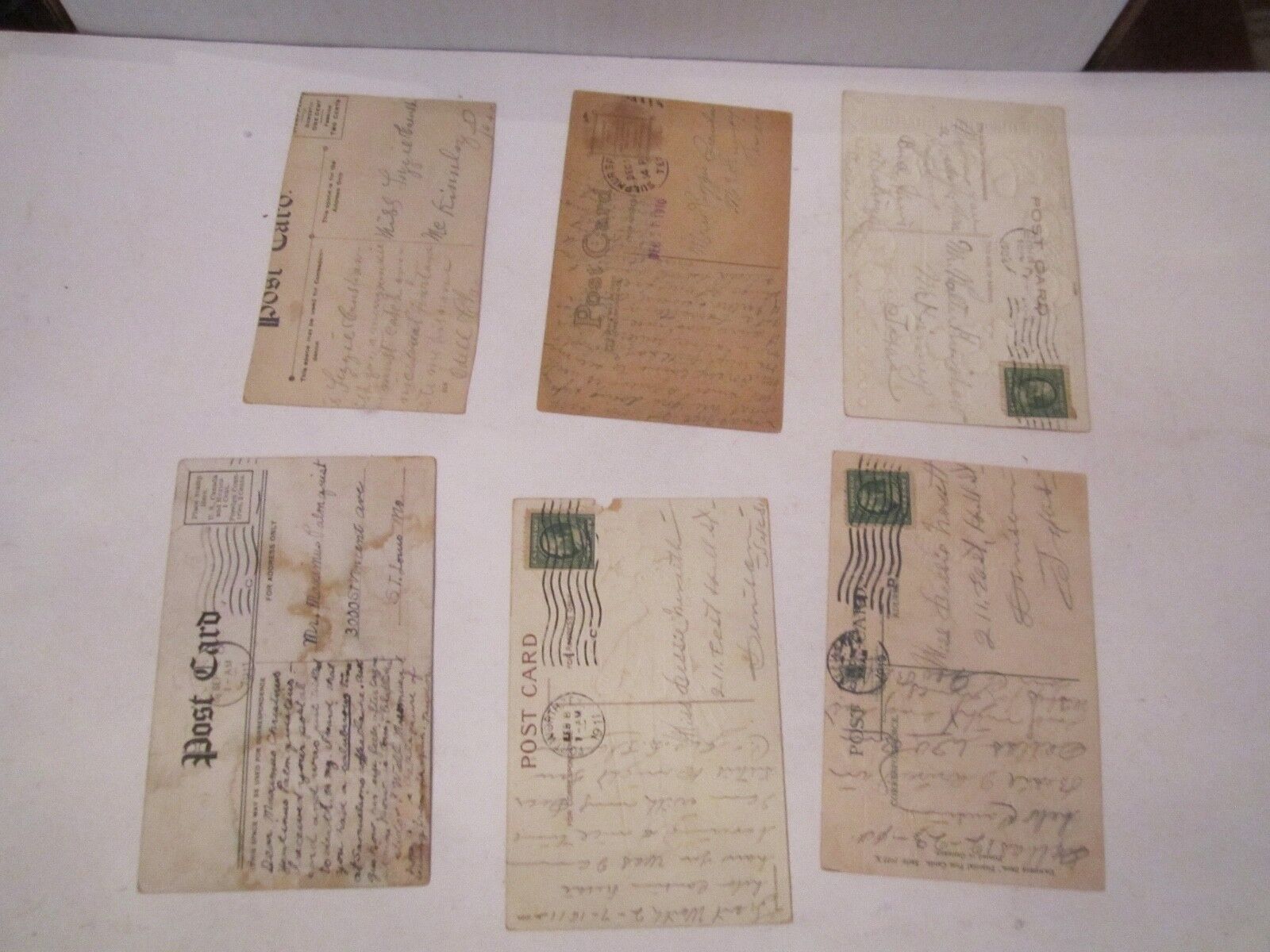 (24) EARLY 1900'S POSTCARDS - GREETING POST CARDS - LOT 9 - TUB BBA-7