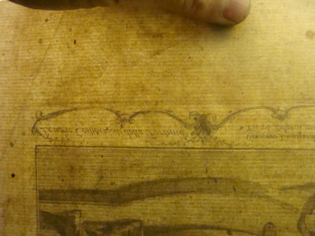 Original Engraving:1700's or 1800's - LE VARIE COSTITUZIONI DELLA FORTUNA 