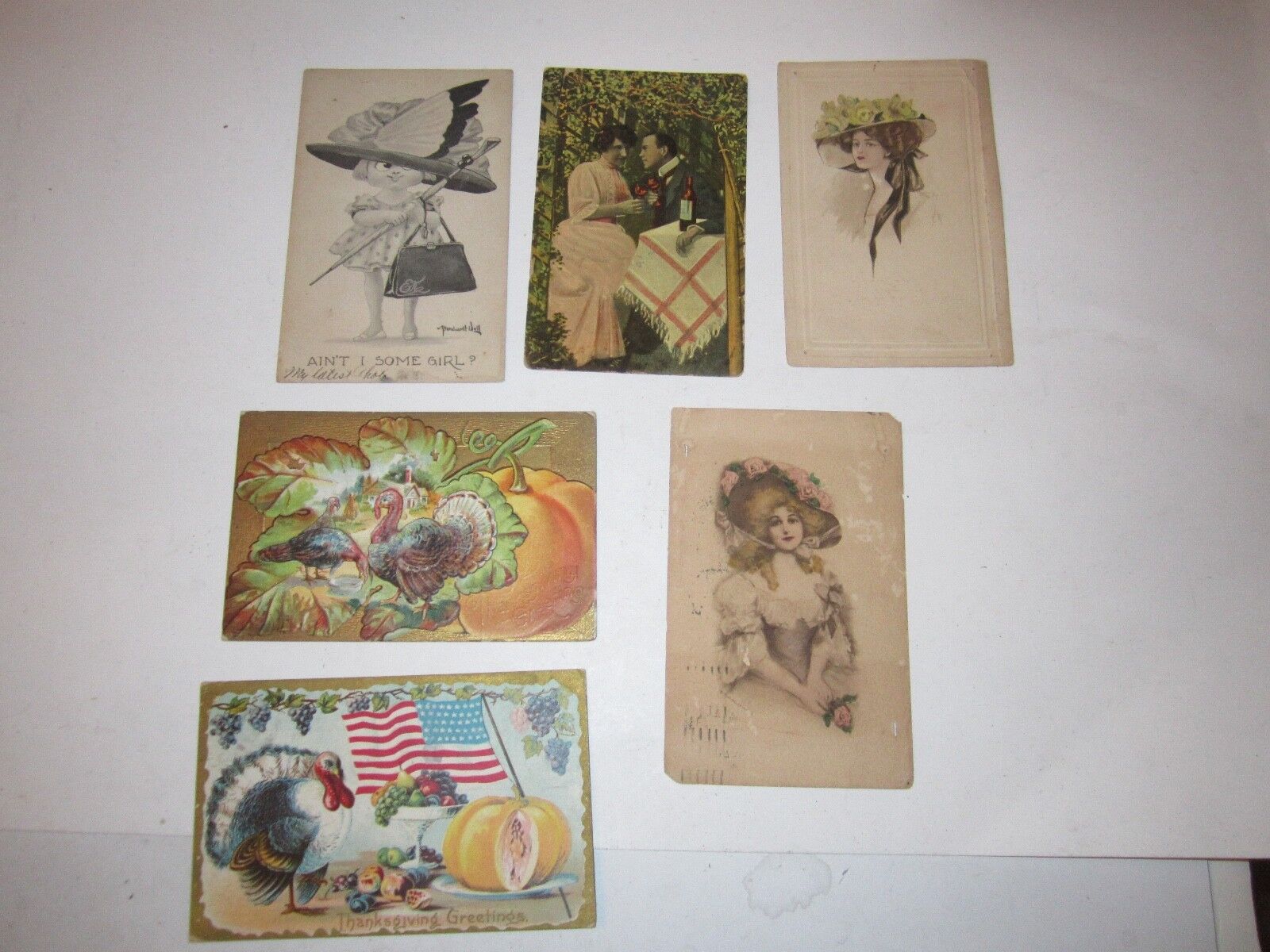 (24) EARLY 1900'S POSTCARDS - GREETING POST CARDS - LOT 9 - TUB BBA-7