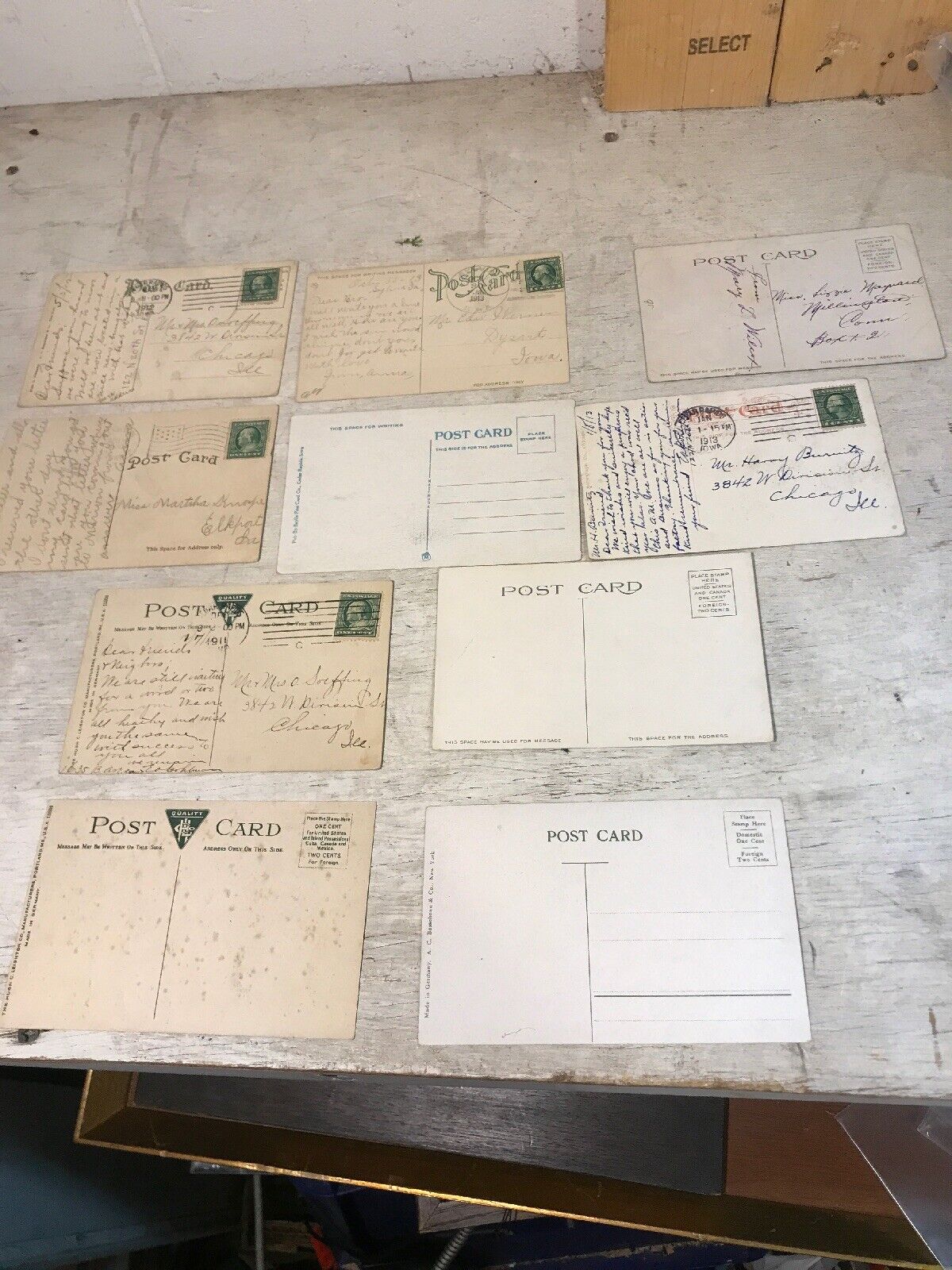 Lot Of 10 Antique Postcards Cedar Rapids Iowa Post Cards Early 1900’s