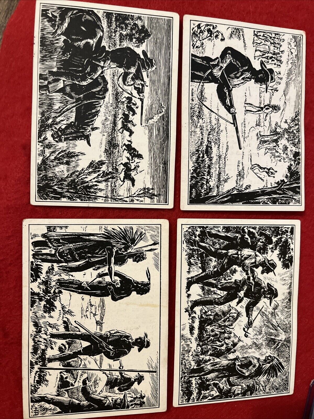 1900s Era Biox Aktiengesellschaft WINNETOU AMERICAN INDIAN Hero KARL MAY Cards-4
