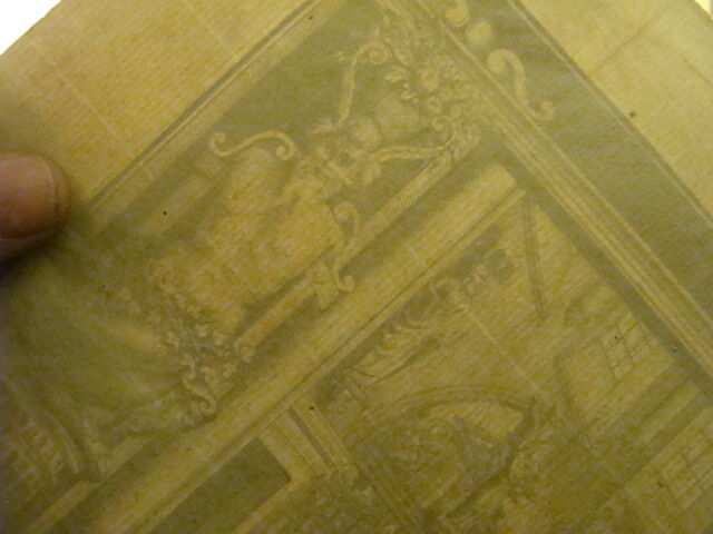 Original Engraving:1700's or 1800's - INSIDE CHURCH, unknown,  F. Ertinger 