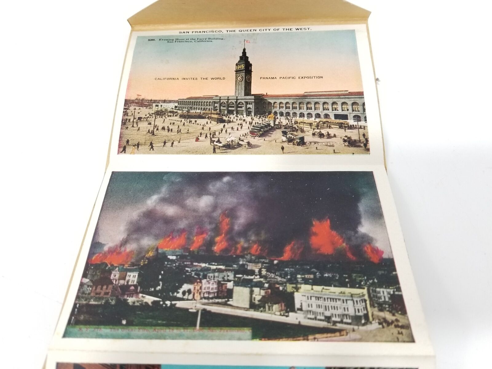 San Francisco Post Card Souvenir Folder, The Queen City of the West, 1900s, Rare