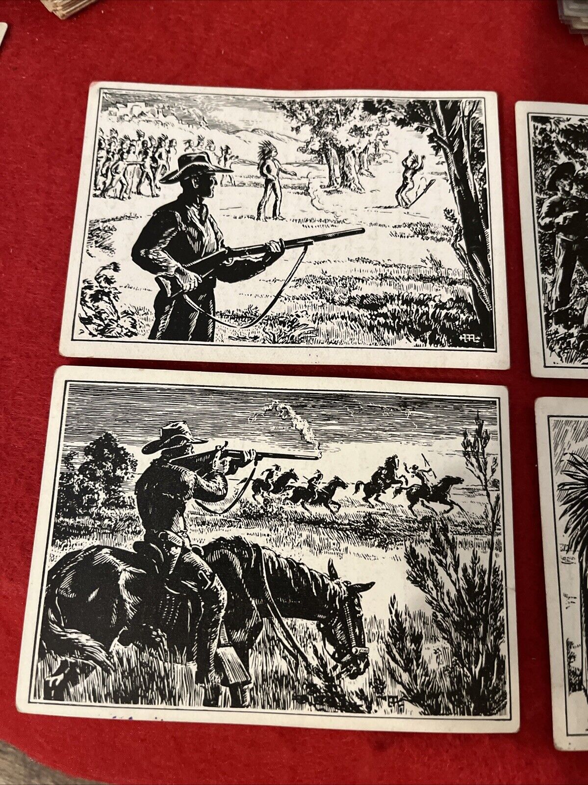 1900s Era Biox Aktiengesellschaft WINNETOU AMERICAN INDIAN Hero KARL MAY Cards-4