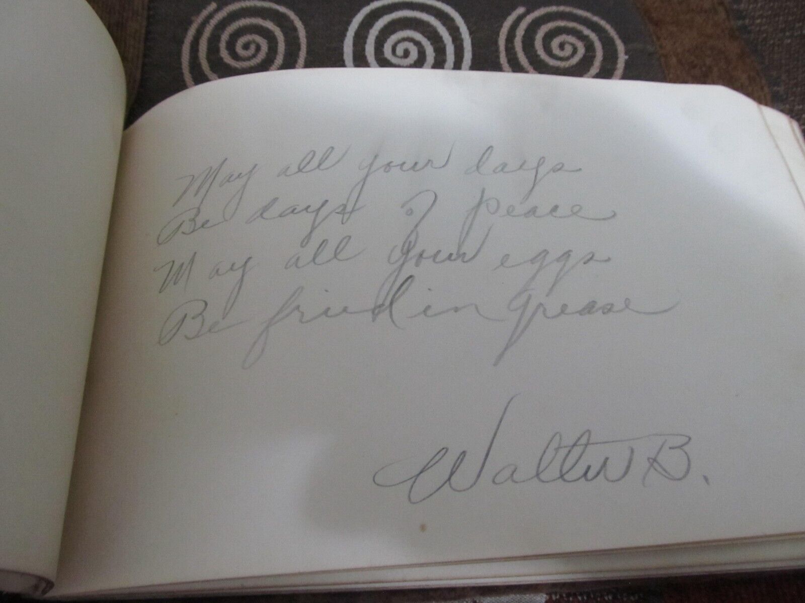 VINTAGE COLLECTION OF 4 STATE OF INDIANA (MONON) AUTOGRAPH ALBUMS 1800s-1910'S