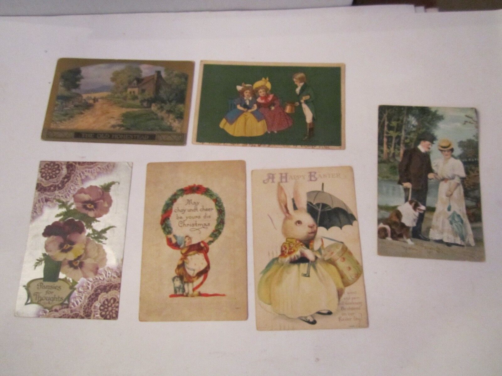 (24) EARLY 1900'S POSTCARDS - GREETING POST CARDS - LOT 9 - TUB BBA-7