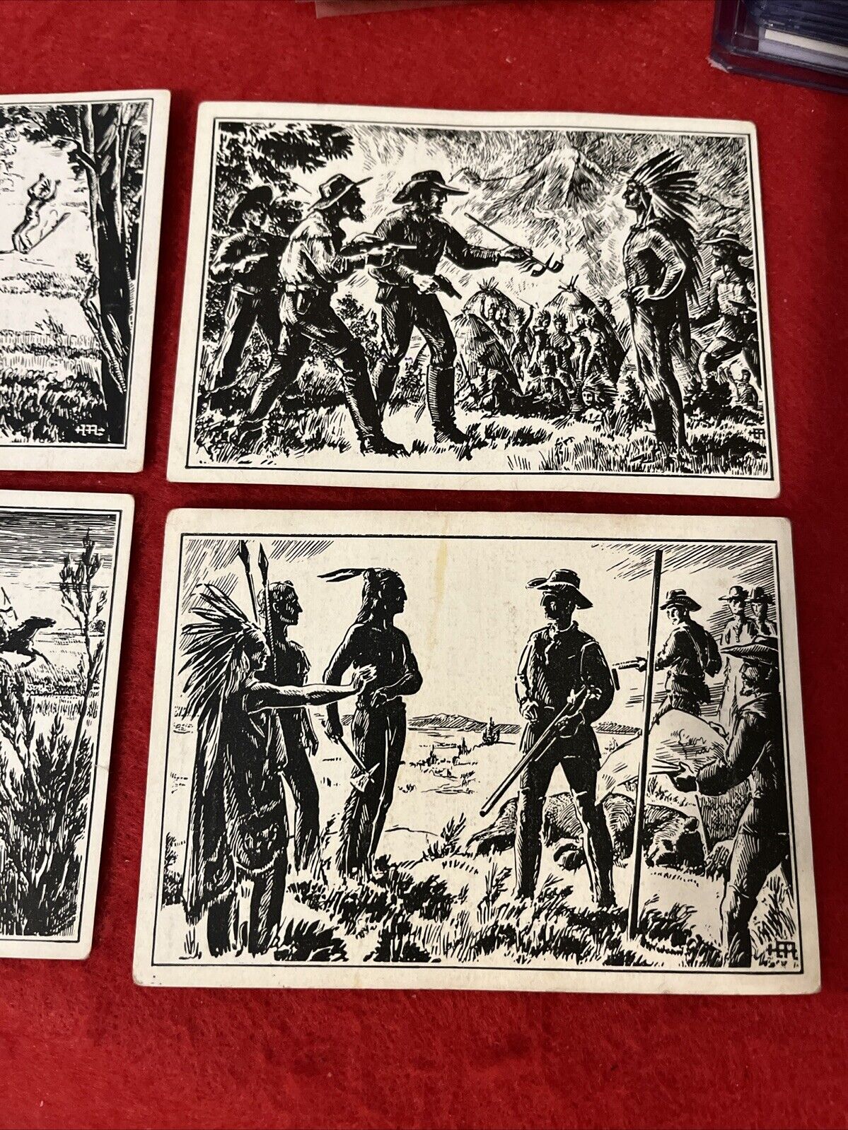 1900s Era Biox Aktiengesellschaft WINNETOU AMERICAN INDIAN Hero KARL MAY Cards-4
