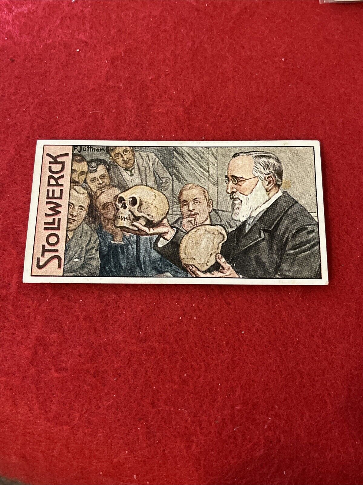 1800s Era Stollwerck RUDOLF VIRCHOW (German - Pathology) Trade Card No. 111 G