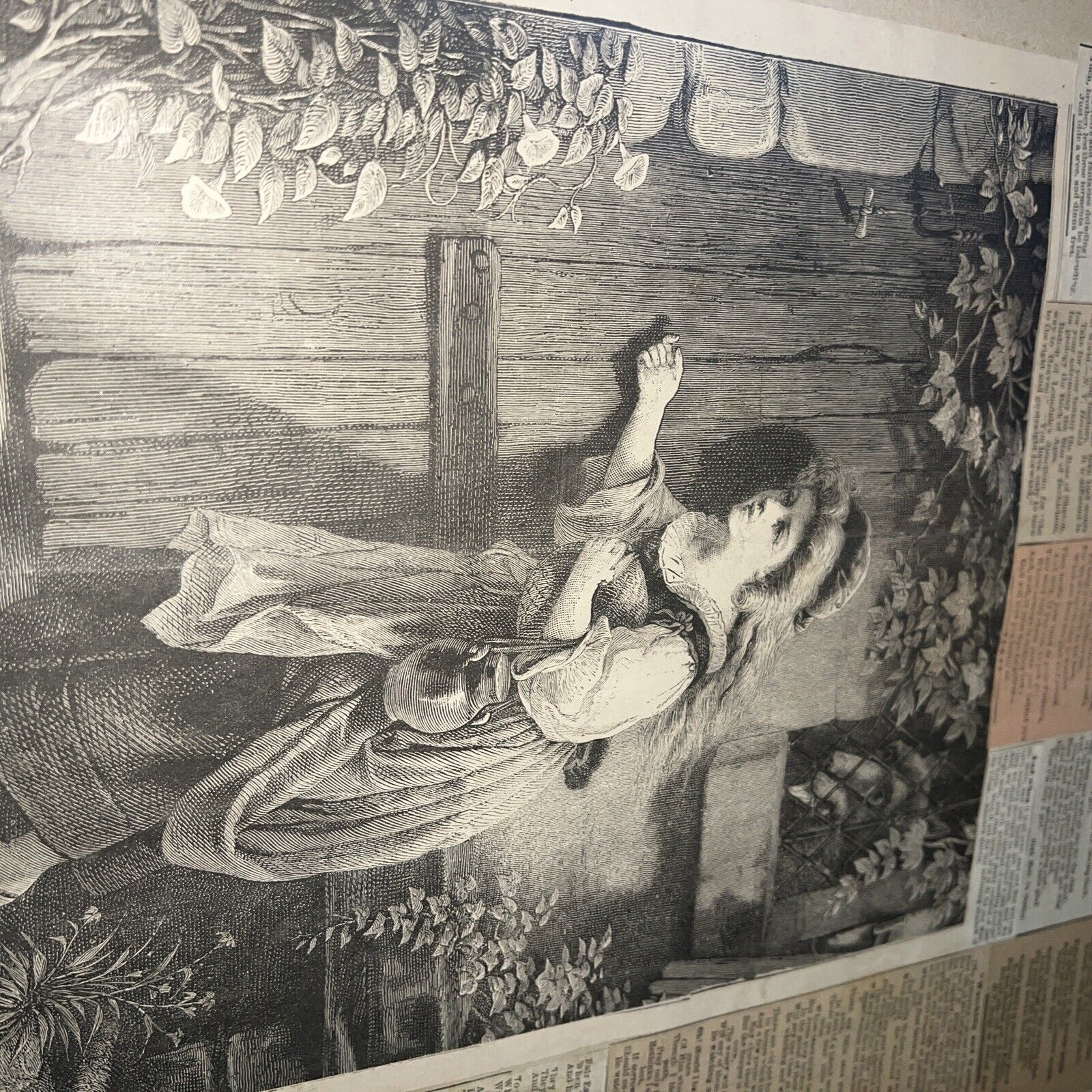 Antique Victorian 1800'S - 1900'S  Ephemera  Photos Scrapbook Album