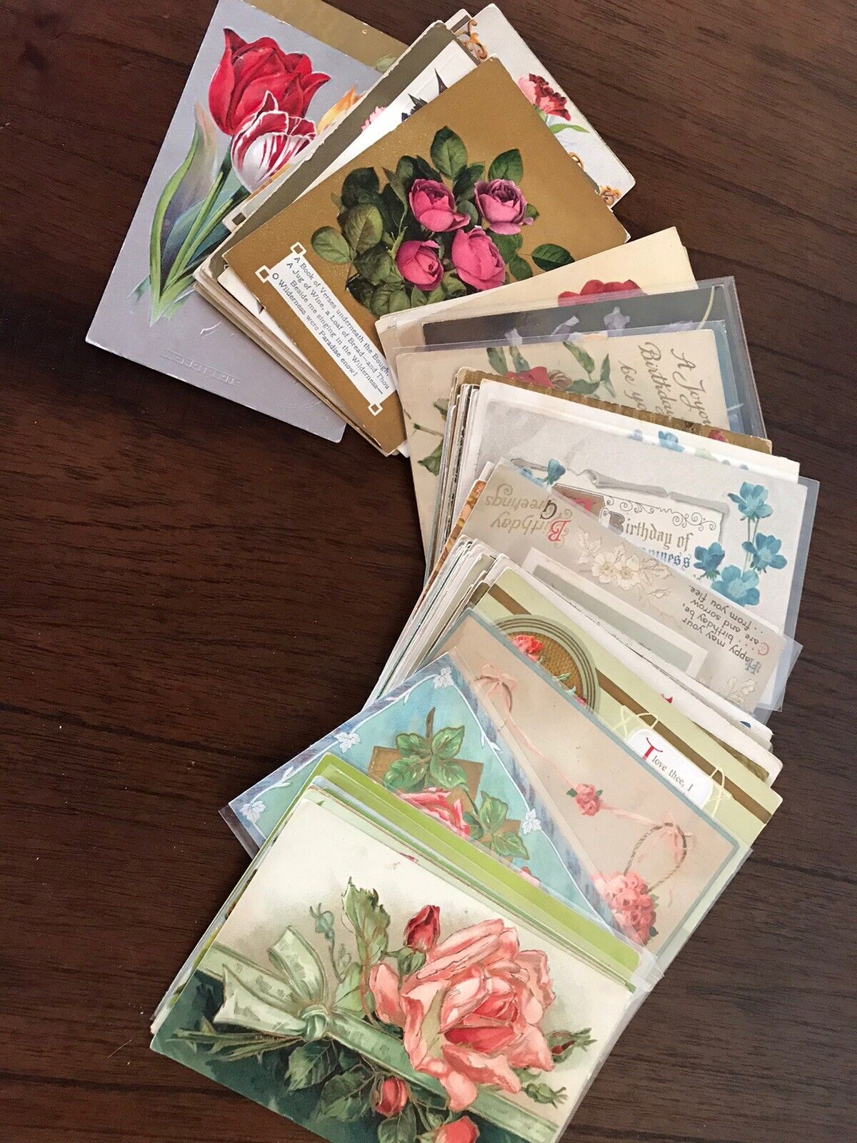 Lot of 25 Vintage 1900’s Greetings Postcards ~Antique-In Sleeves~Free Shipping!