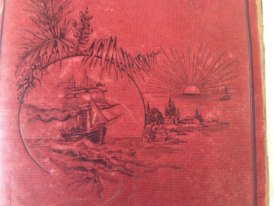 Antique Post Card Collection In Album Late 1800's - Early 1900's