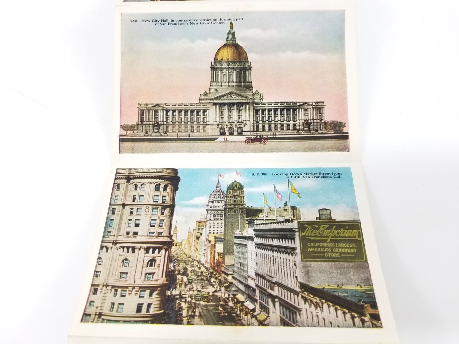 San Francisco Post Card Souvenir Folder, The Queen City of the West, 1900s, Rare