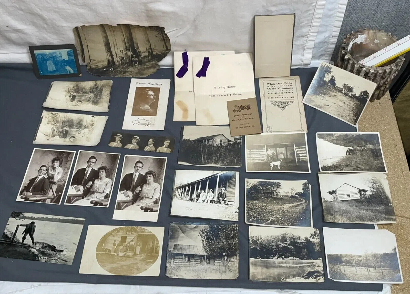 Lot antique PHOTO RPPC post cards WILD WEST 1800s 1900s Guns FORBIDDEN EPHEMERA