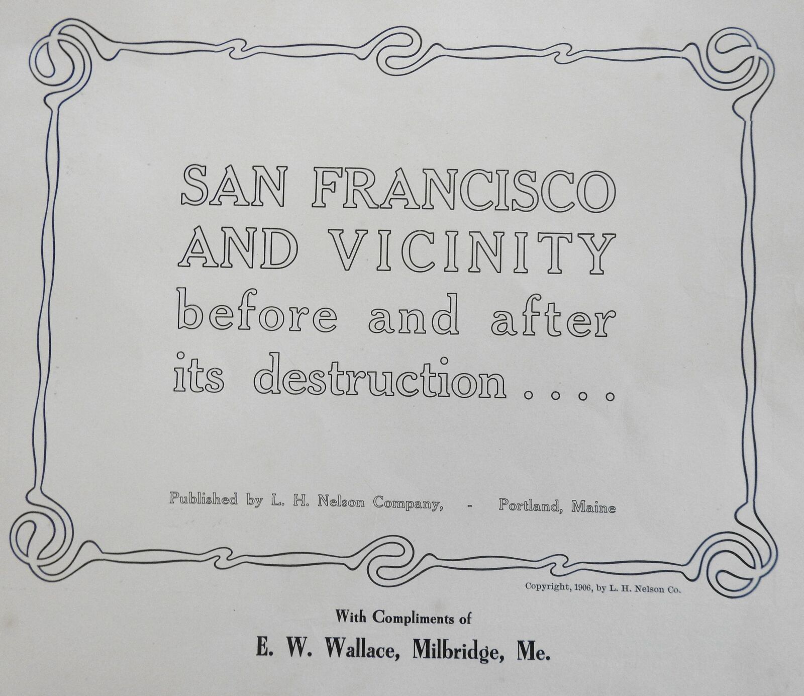San Francisco California Souvenir Album book & mini Post Cards 1900's-40's