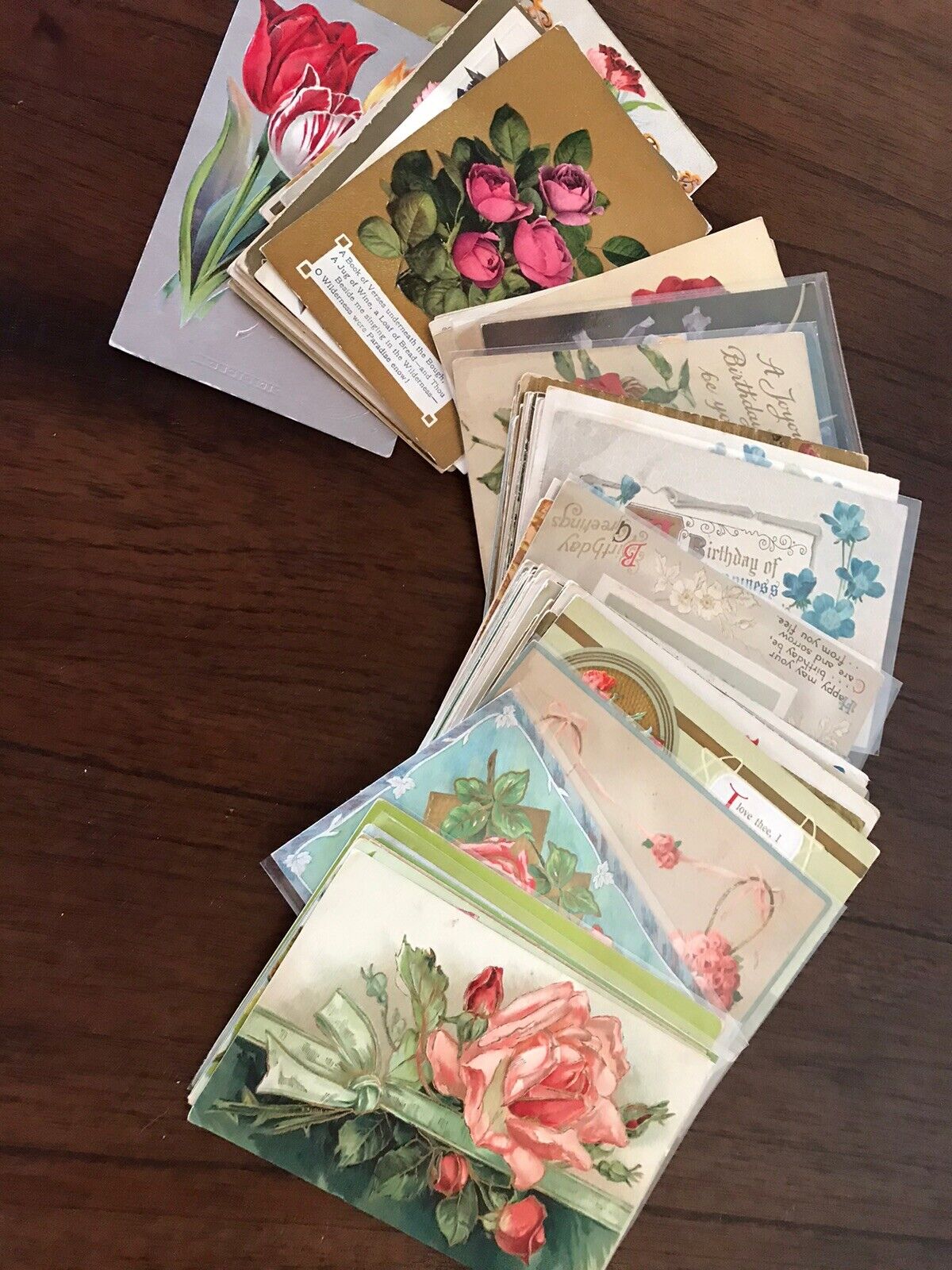 Lot of 25 Vintage 1900’s Greetings Postcards ~Antique-In Sleeves~Free Shipping!