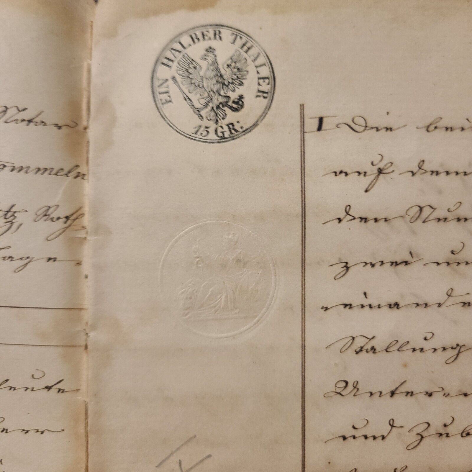 Wilhelm King Of Prussia Document Rare Ephemera 1700's - 1800's See Desciption