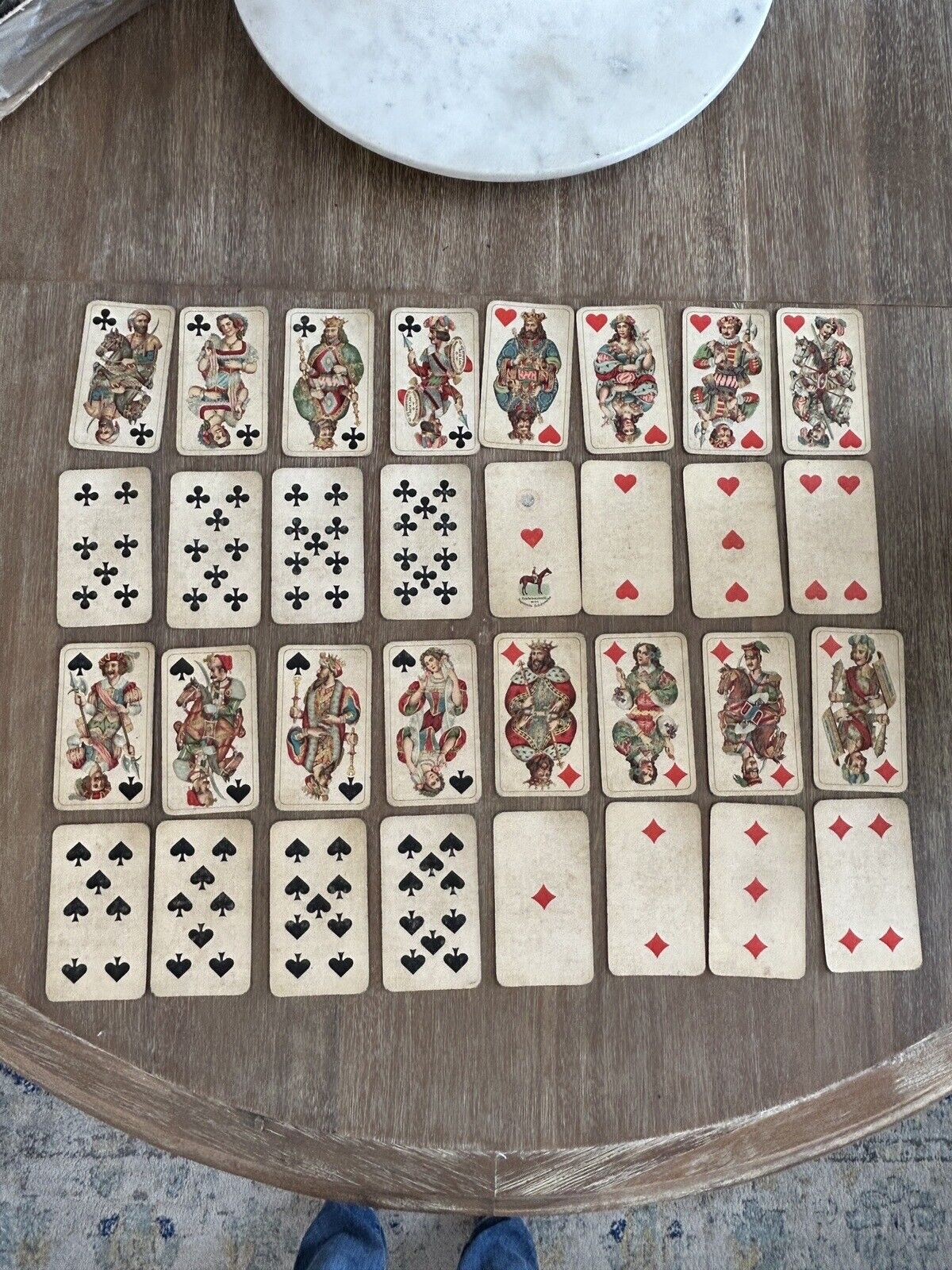 COMPLETE Early 1900's Industrie Und Gluck Tarock Cards by Piatnik & Sohne Vienna