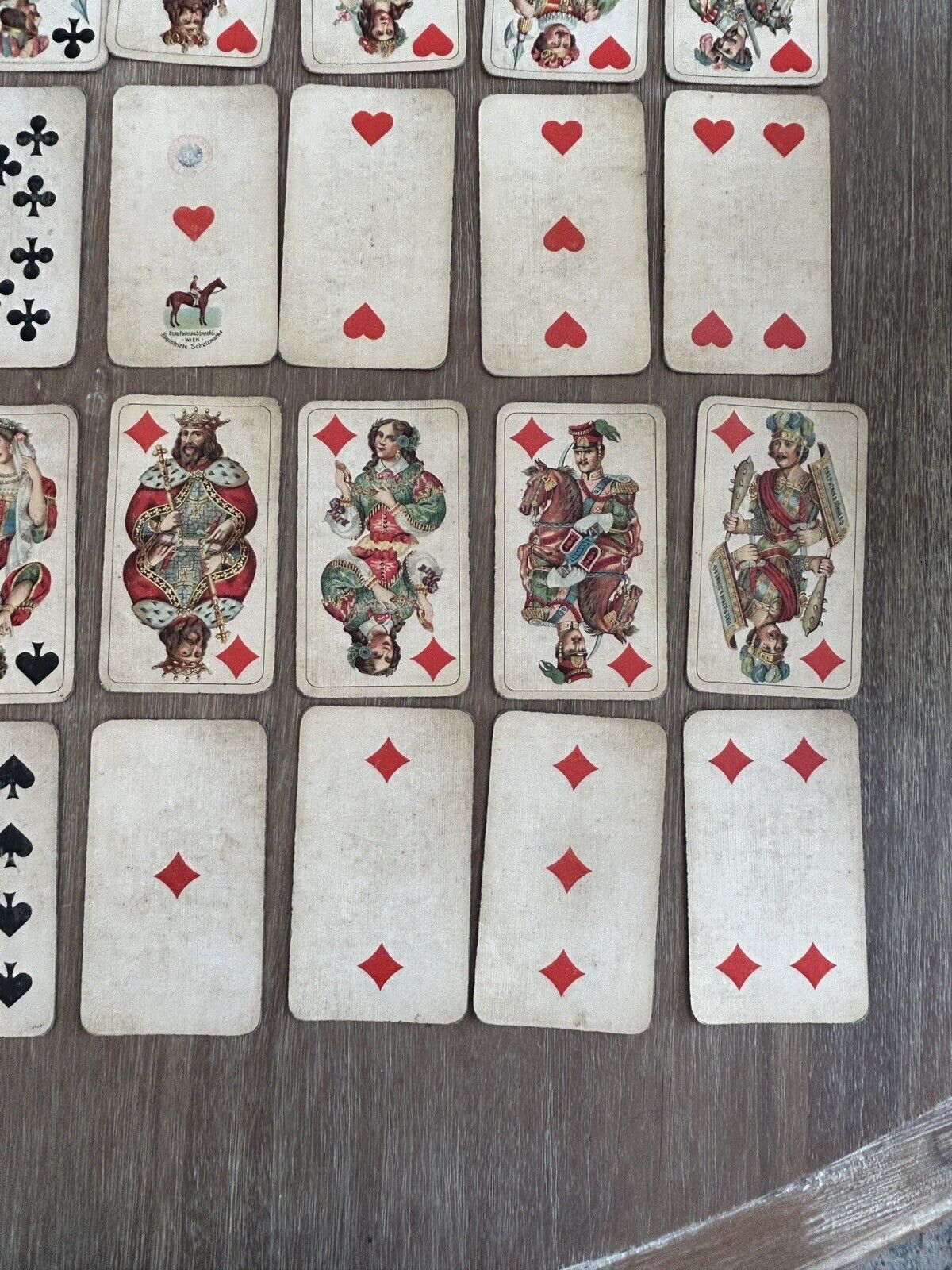 COMPLETE Early 1900's Industrie Und Gluck Tarock Cards by Piatnik & Sohne Vienna